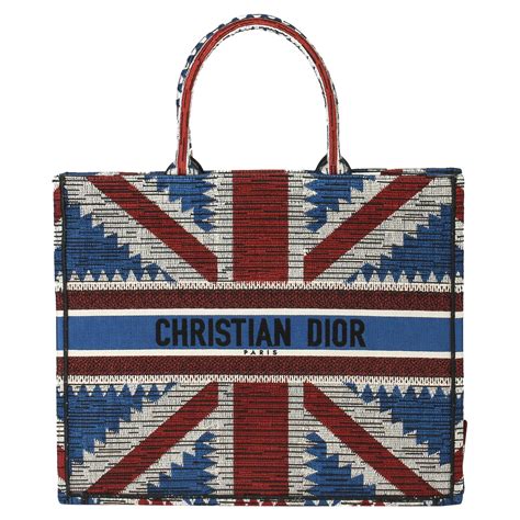 dior union jack tote